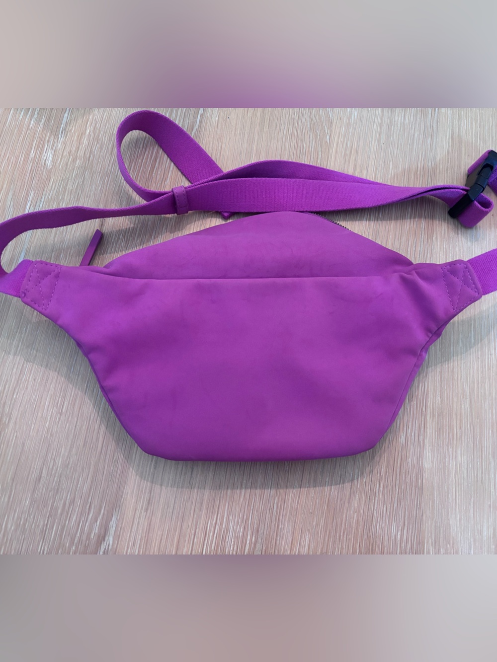 Fuchsia Pink Sling Bag - Minimal Crossbody Waist Pack - Picture 6 of 7